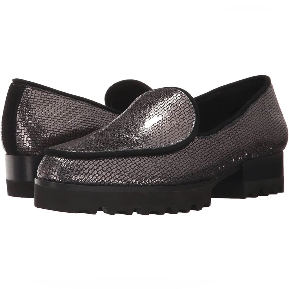 Donald J Pliner 258895 Womens Elen Leather Platform Loafer
Carbon Size 8.5 M